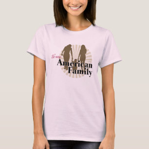 Camiseta A família americana nova