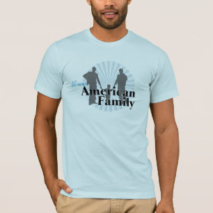Camiseta A família americana nova