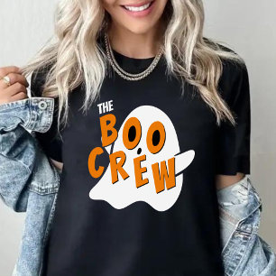 Camiseta A família Boo Crew Ghost é negra