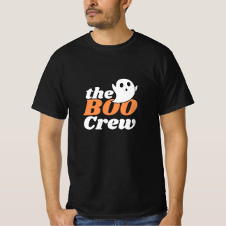 Camiseta A Família Boo Crew Orange Halloween Combina