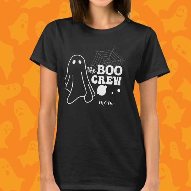 Camiseta A Família Boo Crew White Halloween Correspondendo  (Criador carregado)