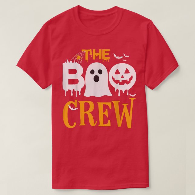 Camiseta A Família Boo Trilha do Fantasma do Halloween (Frente do Design)