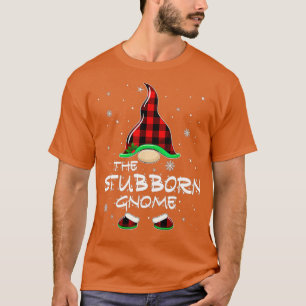 Camiseta A Família C de Xadrezes Búfalos de Gnomo Stubborn