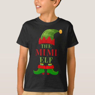 Camiseta A Família Correspondente Engraçada O Mimi ELF Chri