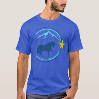 Camiseta A família das estrelas do cavalo
