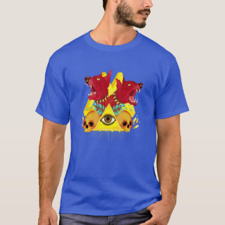 Camiseta A família das raparigas Cachorros Illuminati