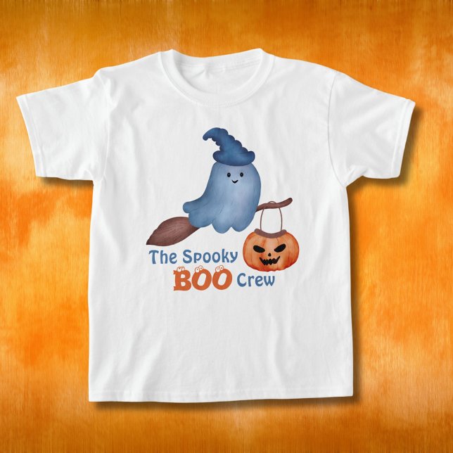 Camiseta A Família de Boo Halloween do Spooky Matching Kid (Criador carregado)