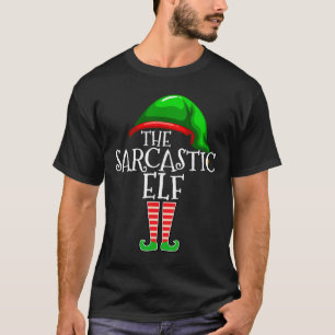 Camiseta A Família de Elfos Sarcásticos Correspondência em 
