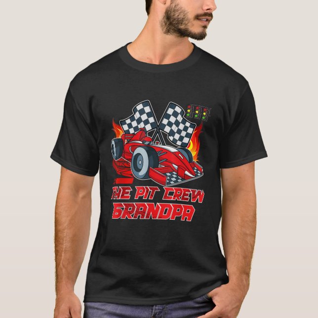 Camiseta A Família de Festas de aniversário de Carros de Co (Frente)