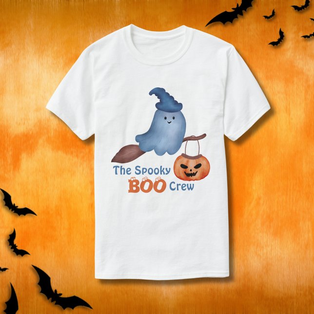 Camiseta A Família de Homens de Boo Halloween (Criador carregado)