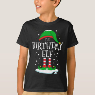 Camiseta A Família De Natal Aniversário Do Elf Que Correspo