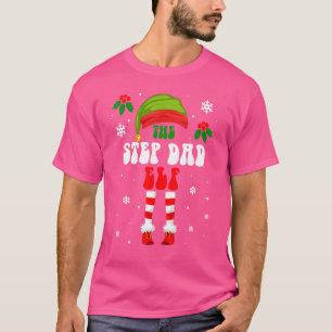 Camiseta A Família De Natal Do Pai Etapa Elf Correspondendo
