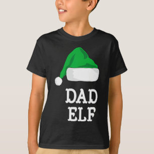 Camiseta A Família De Natal Elf Pai Correspondendo Pj Pajam