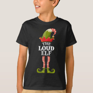 Camiseta A família de Natal Engraçada do Elf Louco