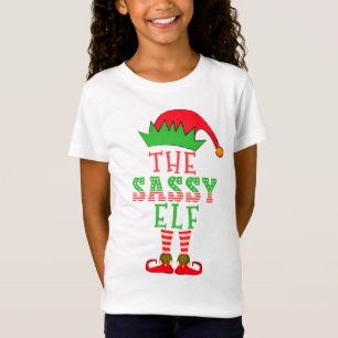 Camiseta A Família de Natal Sassy Elf Matando Pajama
