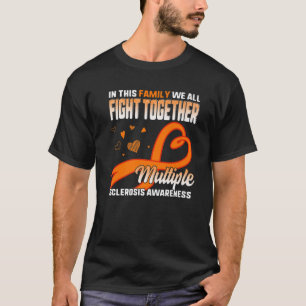 Camiseta A Família de Sensibilização da MS luta em conjunto