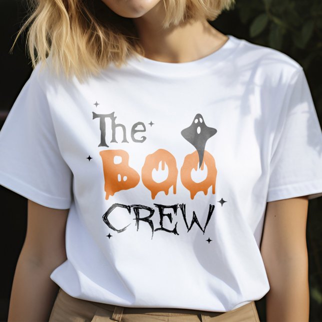 Camiseta A Família do Boo Crew Halloween (Criador carregado)