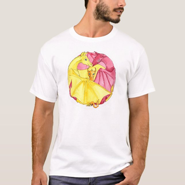 Camiseta A família do dragão (Frente)