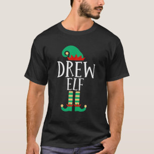 Camiseta A Família do Drew Elf Engraçada Correspondendo