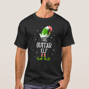 Camiseta A Família do Elfo com Violão Grupo de Natal Combin