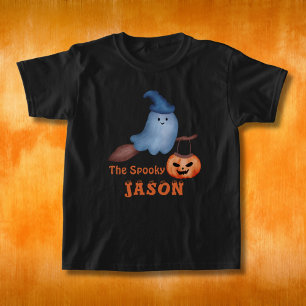 Camiseta A Família do Halloween Pequena e Maluca que Combin