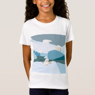 Camiseta A família dos ursos polares