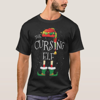 Camiseta A Família Elf A CURSAR O Grupo De Natal Engraçado