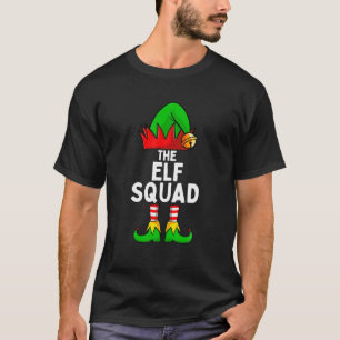 Camiseta A Família Engraçada De Natal Do Esquadrão Elf