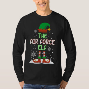 Camiseta A Família Engraçada Elf da Força Aérea, a coincidi