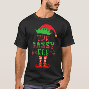 Camiseta A Família Gassy Elf Correspondendo ao Natal Pajam