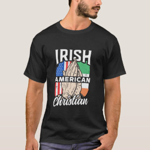 Camiseta A família irlandesa da Irlanda cristã irlandesa re