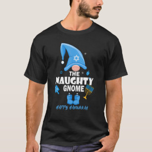 Camiseta A Família Judaica Gnomo Malvada que Combina com Ha