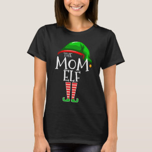 Camiseta A Família Mãe Elf Correspondendo às Mamães de pres