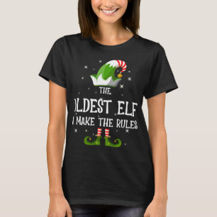 Camiseta A família mais velha do Elf a coincidir com o Nata