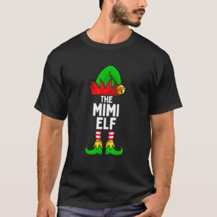 Camiseta A Família Mimi Elf Engraçada de Natal