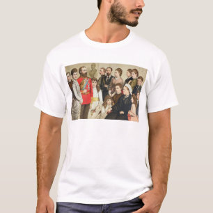 Camiseta A família real, 1880