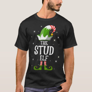 Camiseta A Família Stud Elf Correspondendo ao Natal