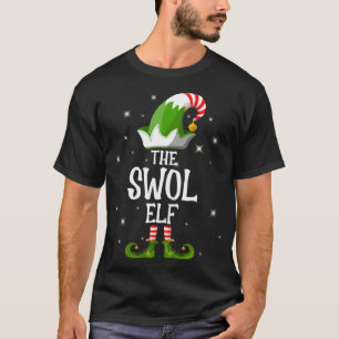 Camiseta A Família Swol Elf Correspondendo ao Natal
