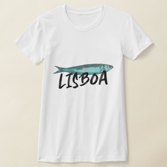 Camiseta A famosa sardinha do Festival de Lisboa (Postura )