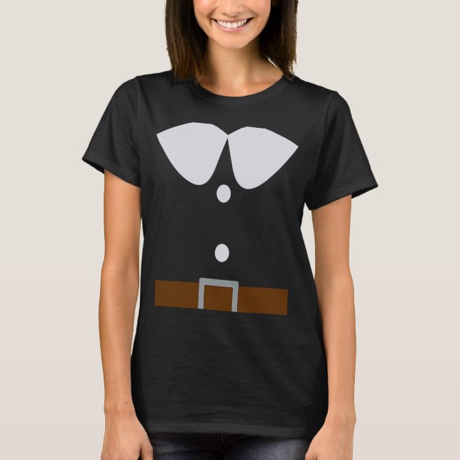 Camiseta A fantasia de Halloween do Sr. Pilgrim Matching pa (Frente)