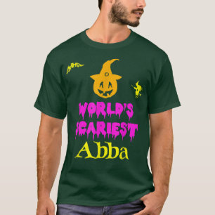 Camiseta A fantasia mais assustadora do dia das bruxas de A