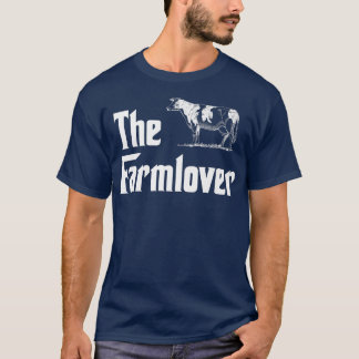 Camiseta A Farmlover Engraçada Fazenda de Vaca Vaca Farmant