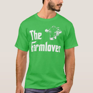 Camiseta A Farmlover Engraçada Fazenda de Vaca Vaca Farmant