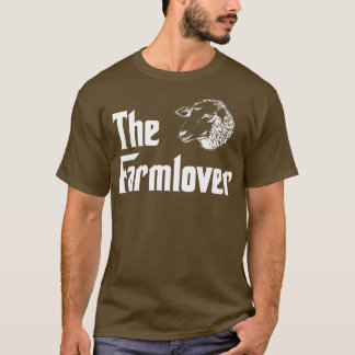 Camiseta A Farmlover Engraçada Fazenda Ovina Ovina Humor Fa
