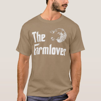 Camiseta A Farmlover Engraçada Fazenda Ovina Ovina Humor Fa
