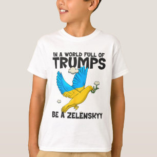 Camiseta A favor de Zelensky O mundo precisa de mais apoio