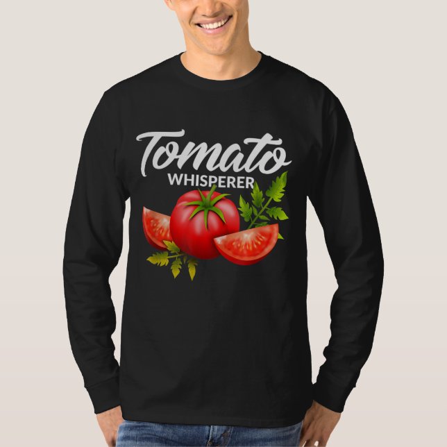 Camiseta A Fazenda De Jardinagem Do Tomate Whisperer (Frente)