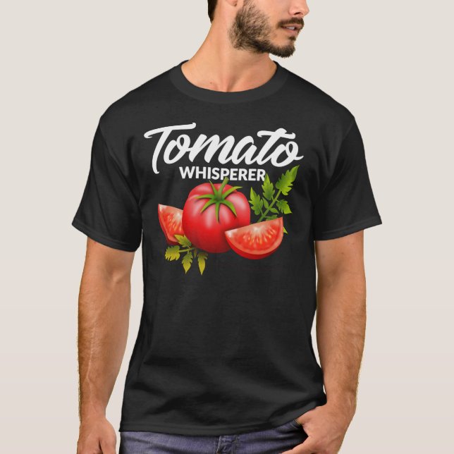 Camiseta A Fazenda De Jardinagem Do Tomate Whisperer (Frente)