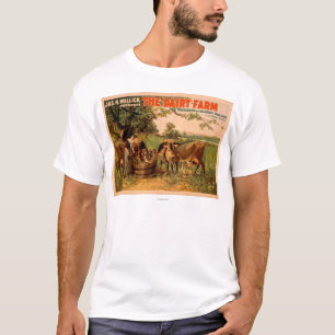 Camiseta A fazenda de leiteria um romance do jogo oco