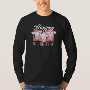 Camiseta A Fazenda De Vaca A Viver Com As Minhas Heifers